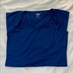 Hollister Women's Deep Blue Tank Top